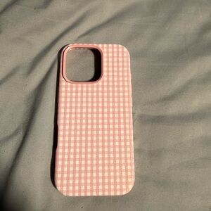 Pink Gingham Phone Case